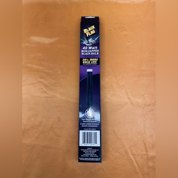 Black Flag 40 Watts Bug Zapper BlackReplacement Bulbs New in Box. - Picture 3 of 4